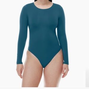 Navy blue aritzia contour bodysuit